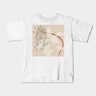 follow the tendril #minimalism #digitalart Kids T-Shirt